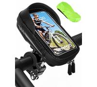 LEMEGO Porta Cellulare Bici Moto Impermeabile, Borsa Manubrio Bici Porta Telefono Bici Moto MTB Monopattino Riflettente con Copertura Antipioggia Rotazione 360 Supporto Smartphone 4.7-6.5 pollici