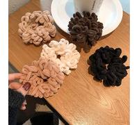 Lemeilleur 10 elastici per capelli multicolore in morbido cotone felpato, elastici per capelli per coda di cavallo, accessori per capelli per donne e ragazze