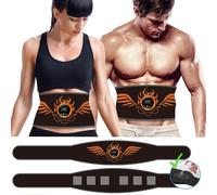 LEMENG Elettrostimolatore Muscolare, EMS Suscolo Addominale, Addominali Attrezzi ABS,Addome/Braccio/Gambe/Waist/Glutei Massaggi-Attrezzi, USB Ricaricabile-Uomo/Donna