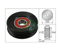 Lemförder 531 0853 10 Rullo Tensionatore Cinghia Poly-V Per Rover 400 RT