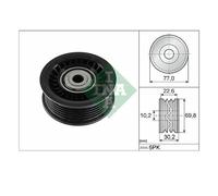 Lemförder 532 1075 10 Rullo Di Guida/Supporto Cinghia Piana Per Renault Nissan