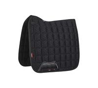LeMieux Carbon Mesh Air Dressage Square Black, Saddle Pad Unisex-Adult, Large