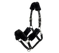 LeMieux Cavezza comfort per cavalli - Nero - Fodera in morbido pile - Regolabile e resistente - X Full