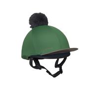 LeMieux Classique Pom - Cappello da equitazione in seta, colore: Verde cacciatore