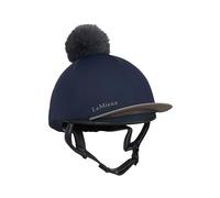 LeMieux Classique Pom Cappello Equitazione Seta - Blu Navy