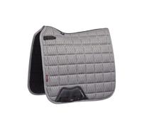 LeMieux Dressage - Sottosella quadrata in rete di carbonio, per cavalli, equipaggiamento e accessori per equitazione (grigio - L)