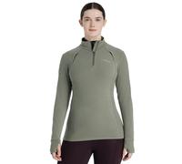 LeMieux Frances - Felpa in pile da donna, con zip a un quarto, colore: Rosmarino