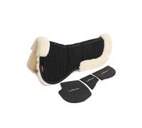 LeMieux Merino+ ProSorb - Mezza imbottitura a 3 tasche, misura L, colore: Nero/Naturale
