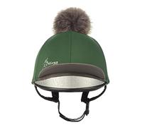 LeMieux Pom Pom Hat Silk Hunter Green