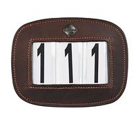Lemieux Saddle Number Holder Square Distressed Brown