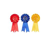 LeMieux Set di 3 rosette per pony, in raso, per bambini dai 3 anni in su
