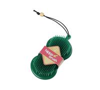 LeMieux Spazzola per ippopotamo in verde, 2 in 1, con setole delicate e spugna in gomma, taglia unica