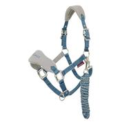 LeMieux Vogue - Cavezza intera con cordino, colore: Blu ghiaccio