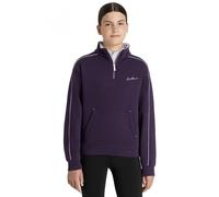 LeMieux Young Rider Kate - Felpa con cerniera a un quarto, per bambini, colore: ginepro/lilla
