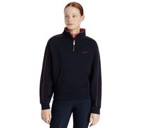 LeMieux Young Rider Kate - Felpa con zip a un quarto, per bambini, colore: Navy/Mirtillo rosso