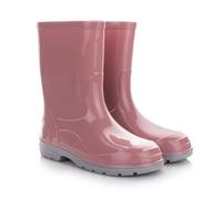 Lemigo Bambini Stivali da Pioggia Ragazzi Ragazze Scarpe di Gomma Elza (Rosa cipria, 27)