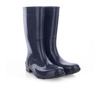 Lemigo Stivali di gomma da donna Impermeabili Stivali alti da pioggia Scarpe da giardino 967 Ilse (Blu scuro, Sistema Taglie Calzature EU, Adulto, Numero, Media, 37)