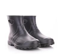 Lemigo Unisex Stivali da Pioggia da Giardino Molto Leggeri in EVA Donna Uomo 36-47 EU (Nero, Sistema Taglie Calzature EU, Adulto, Numero, Media, 47)