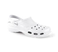 Lemigo Uomo Donna Unisex Zoccoli in Eva Scarpe Giardino Ultra Leggero 36-47 EU (Bianco, Sistema Taglie Calzature EU, Adulto, Numero, Media, 38)