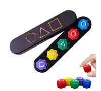 LEMLIN Gonggi Coreano Game, Gonggi Stones Set 5 Colori, Gonggi Gioco Tradizionale Coreano Gonggi, Giocattolo di Coordinazione Occhio Mano per Adulti e Bambini