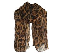 LEMLIN Sciarpa Leopardata Donna,Grande Sciarpa in Viscosa Morbida con Stampa Leopardo,Scialle Elegante con Frange per Tutte le Stagioni,Accessorio Versatile per Abbinamenti Casual o Eleganti