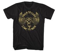 Lemmy Born To Lose Licenza Ufficiale Adulto T-Shirt