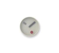 Lemnos Orologio da parete Kehai grigio/piccolo design orologio da parete senza ticchettio dal giapponese/orologio camino e orologio soggiorno/orologio - colore grigio