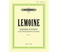 `Lemoine, Henry` 50 Easy Progressive Studies Op 37 Book NUOVO