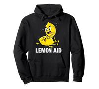 Lemon Aid Divertente Gioco di Parole Lemonade Felpa con Cappuccio