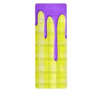 Lemon Buffalo Violet tappetino da yoga pieghevole da viaggio per pilates stampato, antiscivolo, caldo asciugamano da yoga antiscivolo con borsa per trasportare tapete para ejercicio 180,3 x 66 cm