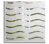 LEMON CLOUD Statici Autoadesivi Pellicola Vetri Finestre Traslucido Motivo Onda Film Adesivo per Decorazione e la tutela della Vita Privata 60x400cm