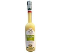 Lemon Crem,Crema di Liquore A Limone, Artigianale,Gusto Intenso e Naturale,La Spina Santa 100% Italiana Calabrese, 50cl,18% Vol