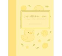 Lemon Duck Composition Notebook: Cute Pastel Kawaii Notebook • College Ruled • 110 Pages • 7.5″ × 9.25″ Journal for School & Writing