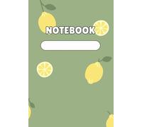 Lemon Fresh Notebook - Cute Citrus Journal with Light Green Cover: Lined Notebook with Yellow Lemon Pattern on Pastel Green Background - 120 Pages for Daily Notes, School, or Journaling