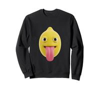 Lemon Funny Gen z Meme Brain Rot Umorismo Lingua Fuori Felpa