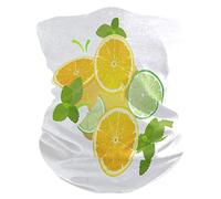 Lemon Lime 26X30Cm Versatili Scaldacollo Protezione UV Sciarpa A Mezza Faccia per Motocicletta Ciclismo attività