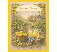 Lemon Notes: Aesthetic Cottagecore Journal for Writing, School, Work & Everyday Notes | Soft Botanical Garden Design with Lemon Trees | 120 Page College Ruled Notebook