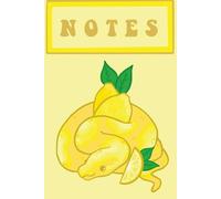 Lemon Snake College Ruled Notebook: Lemon Snake Notebook - College Ruled 6x9 Notebook for School, Work, or Notes | Zesty Lemon Python College Notebook | 120 Pages | Lined for Students & Writers