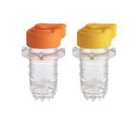 Lemon Squeezer - Food Grade PP 8.2cm 2pcs | Manual Citrus Juicer Tool | Handheld Orange Lime Juice Press | Portable Lemon Juicer With Filter & Spill Proof Spout | Kitchen Bar Camping Juice Tool