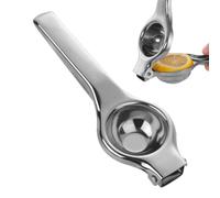 Lemon Squeezer - Handheld Citrus Juicer | Handheld Lemon Juicer With Non-Slip Grip, Stainless Steel Press For Lemons, Limes, And Small Citrus Fruits, Perfect For Kitchen, Home, Cooking, And Cocktails