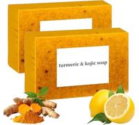 Lemon Turmeric Kojic Soap Fragrance - Natural Kojic Acid Soap for Skin Lightening,Handmade Tumeric Soap for Acne,Turmeric Lemon Kojic Acid Soap for Face and Body (2)