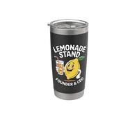 Lemonade Stand Founder And CEO Bicchiere termico in acciaio inox doppia parete