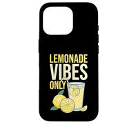 Lemonade Vibes Only Summer Citrus Lemon Slice Cool Custodia per iPhone 16 Pro