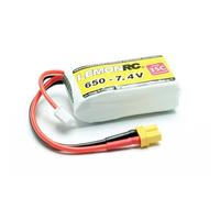 LemonRC 15704 Batteria ricaricabile LiPo 7.4 V 650 mAh Numero di celle: 2 35 C