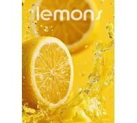 Lemons: Bright Colorful Home Decor Accent Piece | For Kitchens, Living Rooms, Modern Homes And Interior Design