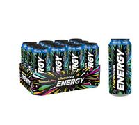 Lemonsoda Energy | Mojito Twist, Energy Drink al Gusto Mojito, 12 Lattine da 50 cl, con Lime e Menta, Mix di Vitamine e Caffeina