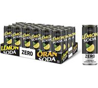 Lemonsoda Zero | Bevanda Gassata Al Limone Senza Zuccheri, 24 Lattine Da 33 Cl,