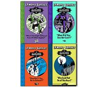 Lemony Snicket All The Wrong Questions 4 Books Collection Pack Set inc Who Could That Be At This Hour?, When Did You See Her Last?, Shouldn't You be in School?, Why Is This Night Different