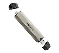 Lemorele Case SSD M2 NVMe PCIe 10Gbps, Alluminio Tool-Free Adattatore SSD M.2 USB C 3.1 Gen 2, Enclosure Lettore 2TB M/M&B Key 2230/2242/2260/2280, Case Disco Rigido con UASP, Windows, Linux, Mac