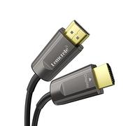 Lemorele Cavo HDMI 2.0 in Fibra Ottica 4K@60Hz HDR 4:4:4, UHD de Alta Velocità 18Gbps, Supporta 3D HDCP 2.2, per PS 5, PC, Apple TV, Proiettore UHD, Switch, Telecamera di Sicurezza (20m)